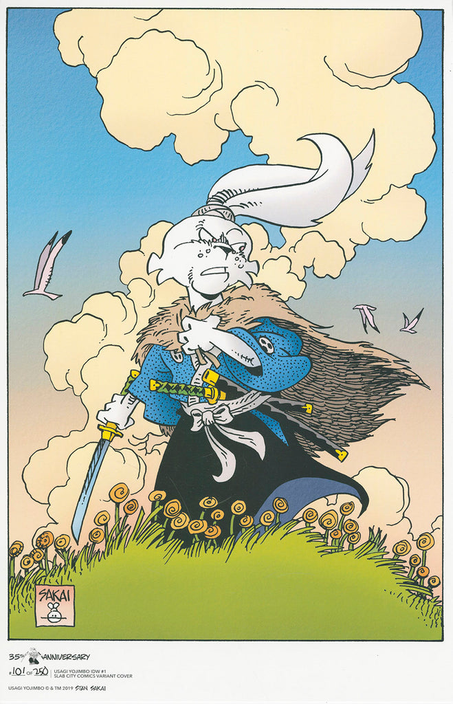 Usagi Yo Jimbo popular Signed print Color